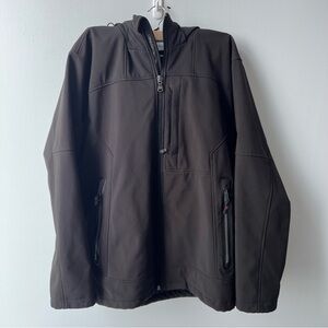 Calvin Klein Black Spring Jacket Size Medium water resistant